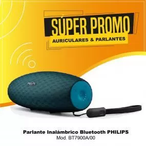 primer imagen de Parlante Inalámbrico Bluetooth Philips 